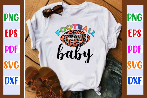 Football Baby Sublimation Graphics for Crafts Branding