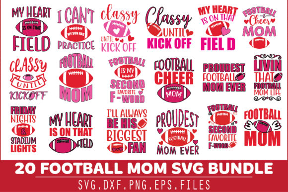 Football Mom Bundle: Graphics & Crafts Asset Review