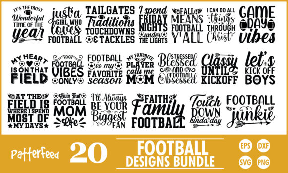 Football SVG Bundle: A Designer’s Stitch Test