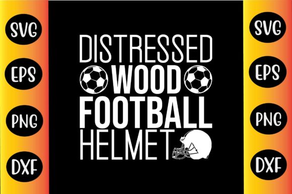 Football SVG Design for Crafts & Graphics Sales