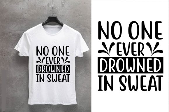 Football SVG Design No One Ever Drowned: Graphics & Crafts