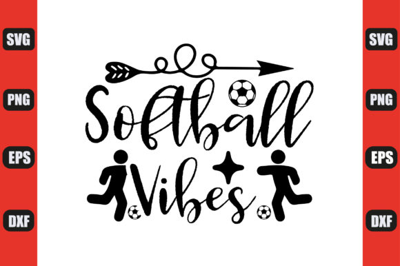 Football SVG Design, Softball Vibes: Graphics for Crafts