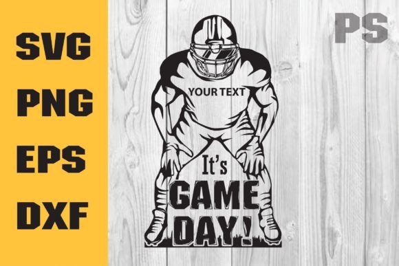 It's Game Day Football SVG: Graphics for Crafts & Web
