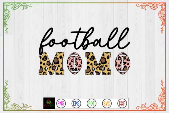 Rugby Football Mama Graphics for Crafts