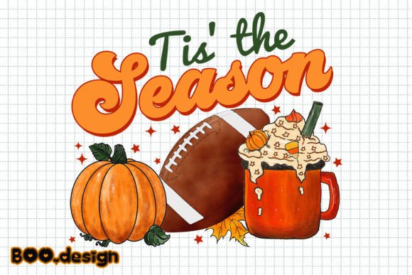 Tis the Season Football Graphics for Local Crafts